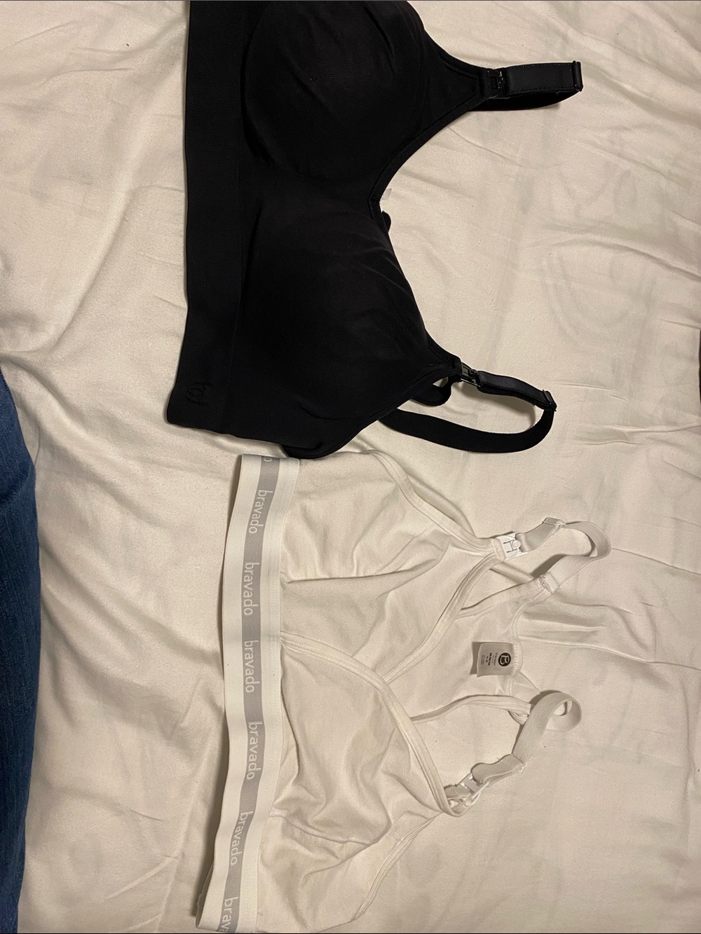 Bravado Black & White Nursing Bras — Wireless Comfort Duo